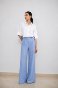 Camisa Nathalie con Lazo Azul