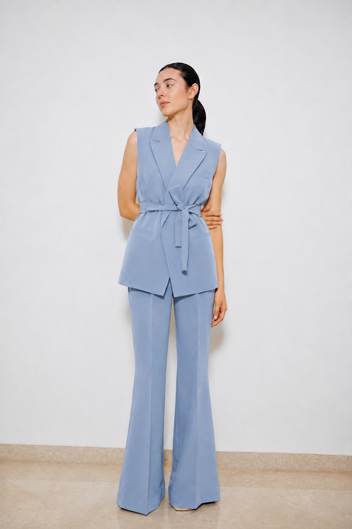 Chaleco Époque Baby Blue