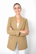 Blazer Époque Texturizado Mostaza