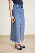 Falda de Denim Claro