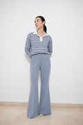Chemise Époque Bicolor Azul