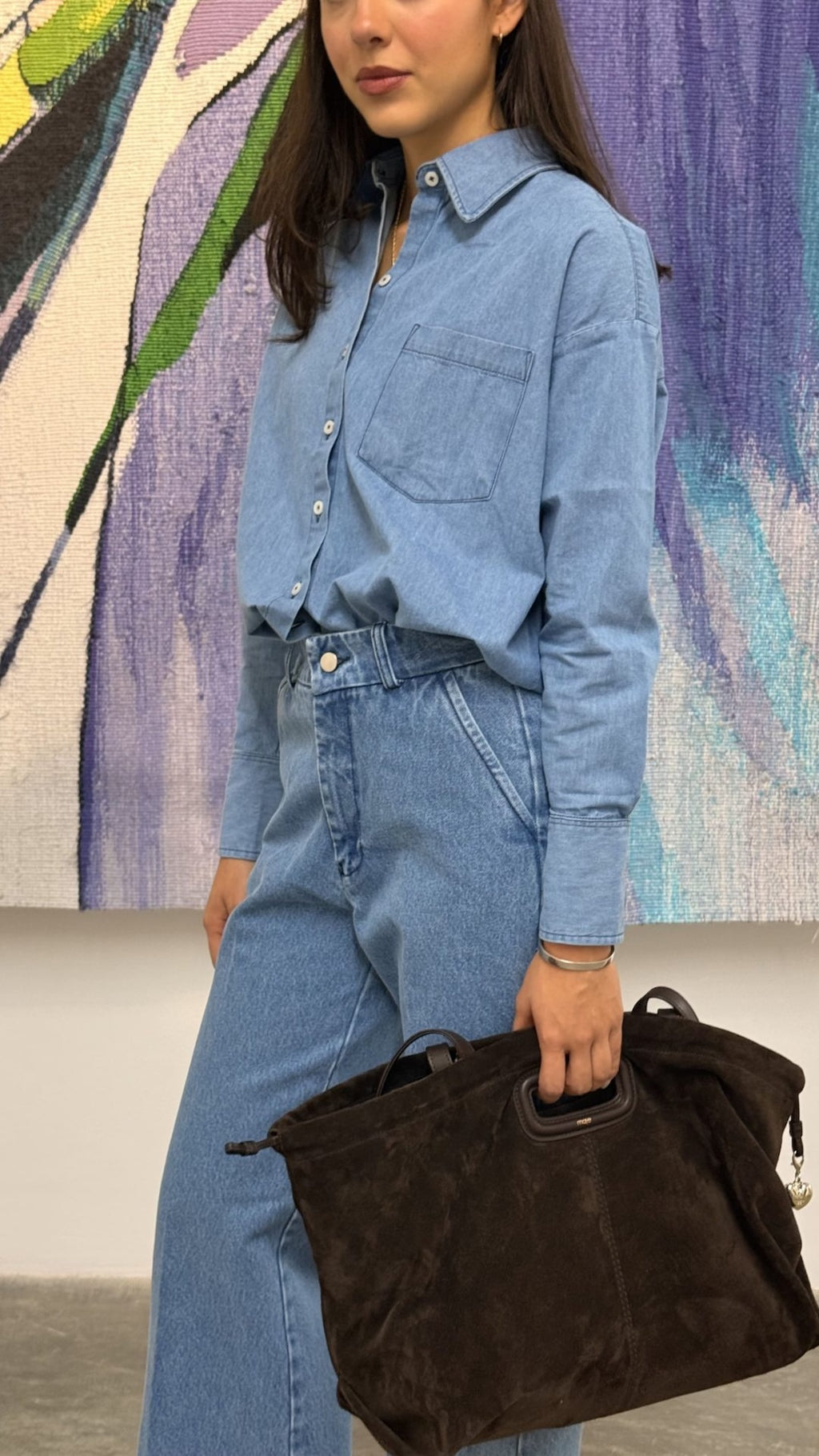 Camisa Époque de Blue Jean Claro