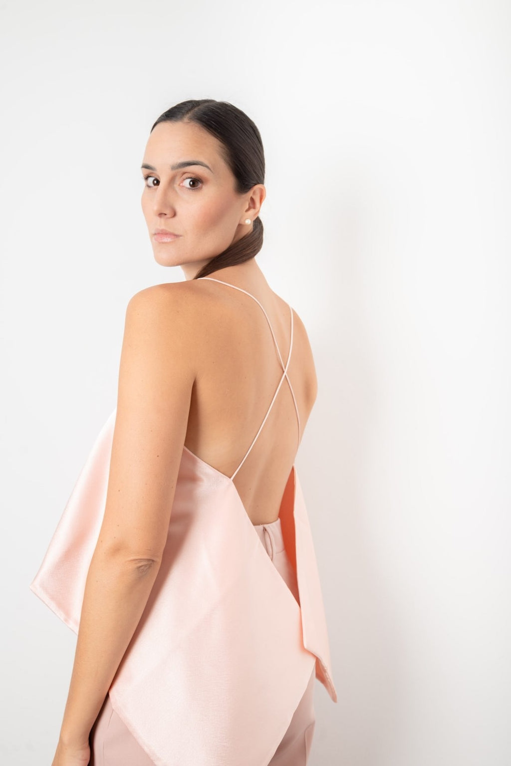 Top Époque Cruzado Rosa Nude