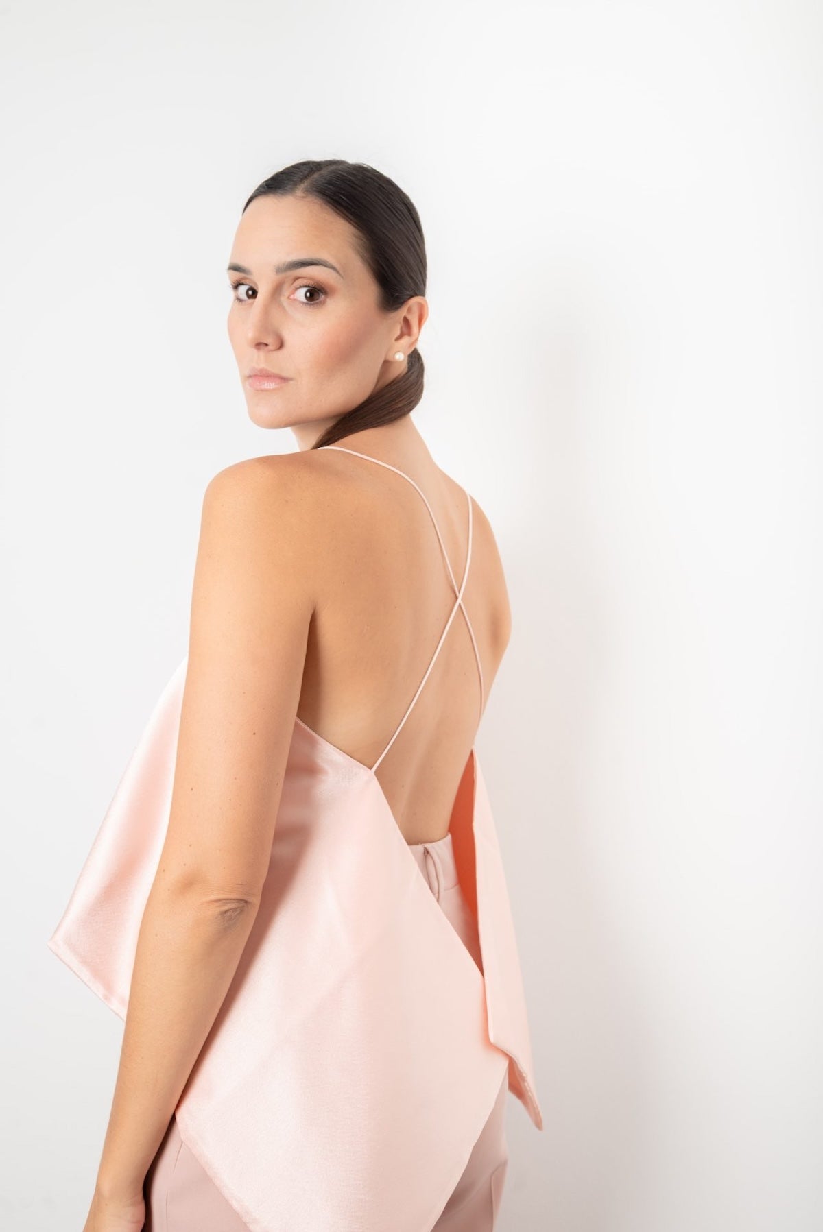 Top Époque Cruzado Rosa Nude