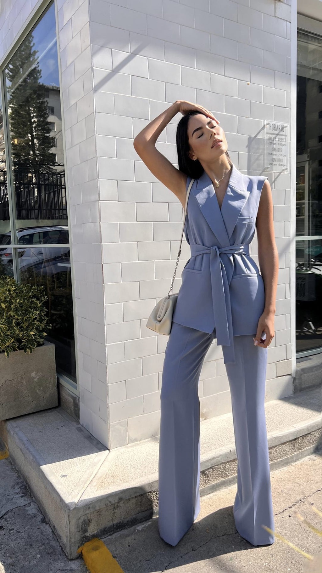 Chaleco Époque Baby Blue