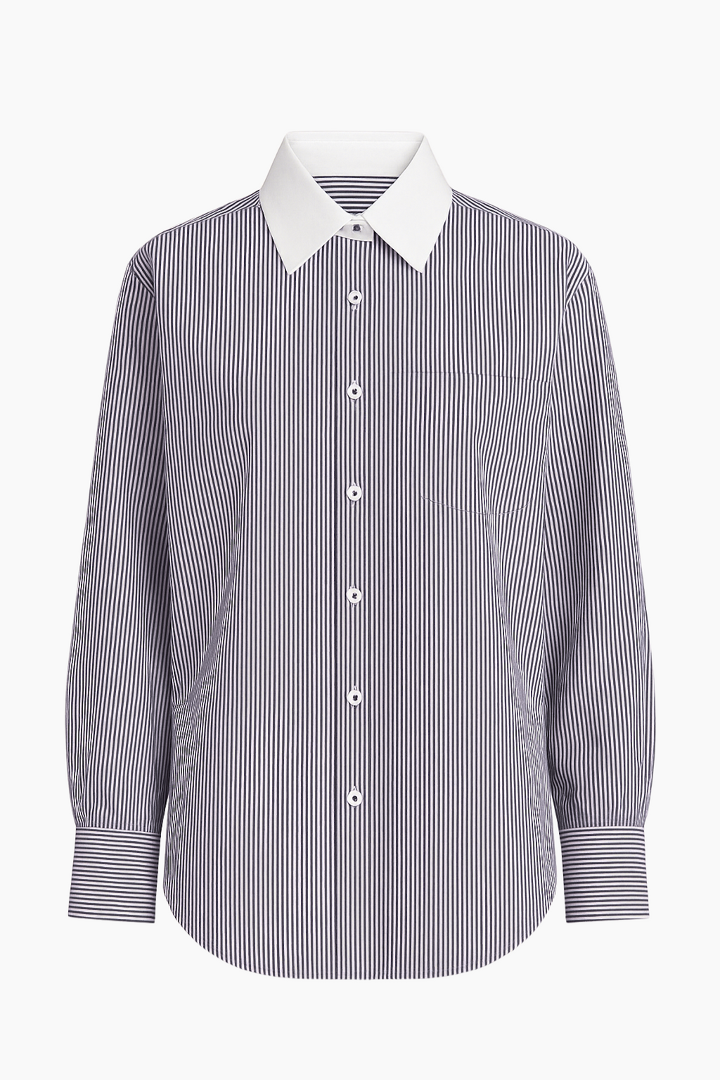 Camisa Bicolor Rayas Navy