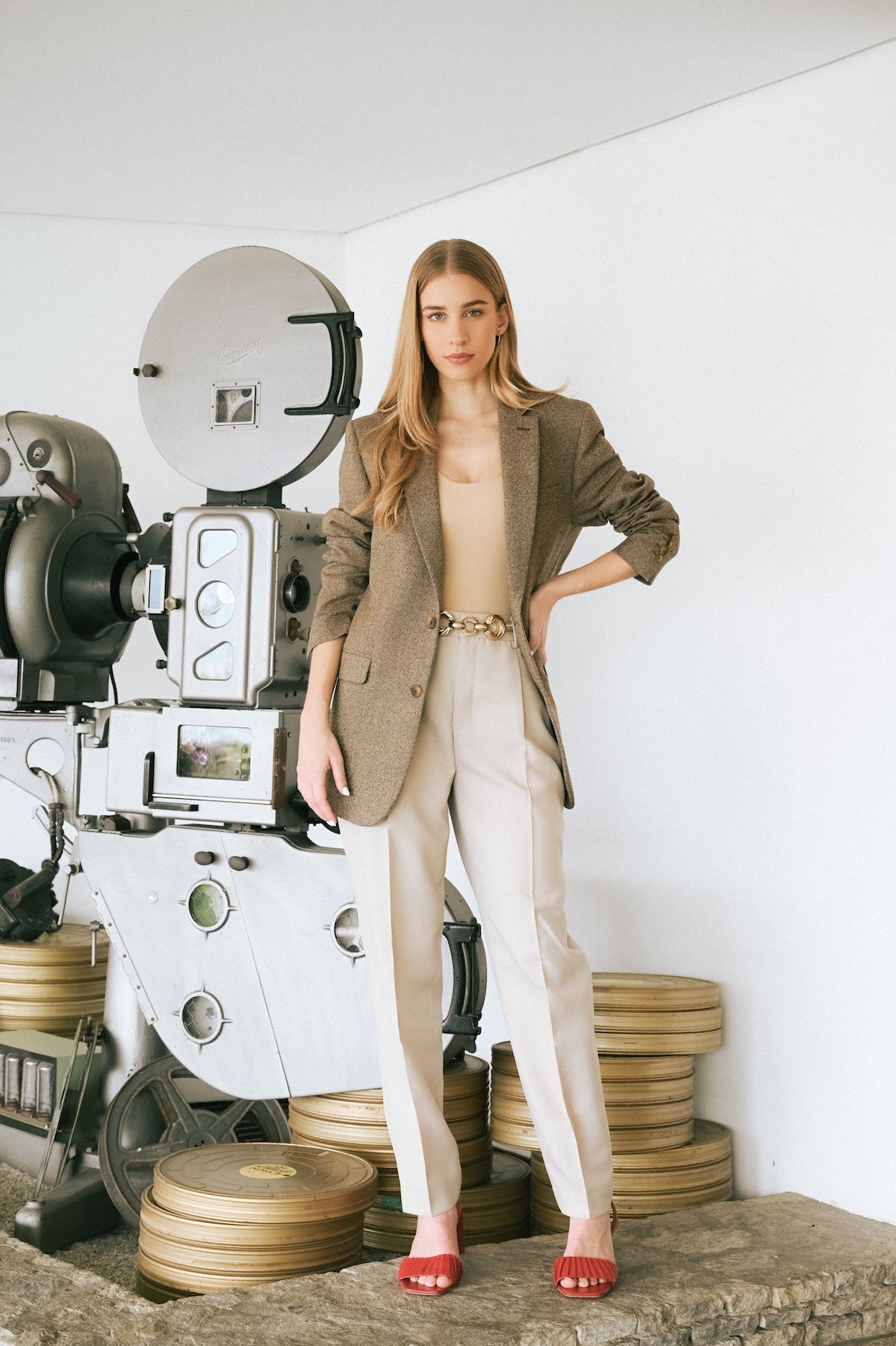 Pantalón Emily Beige