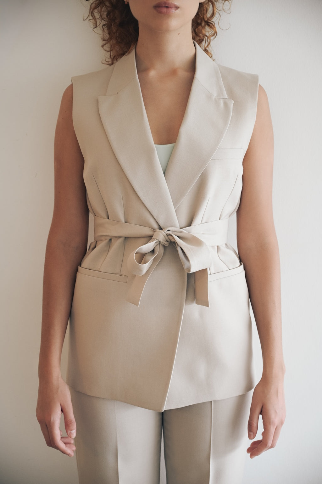 Chaleco Époque Beige