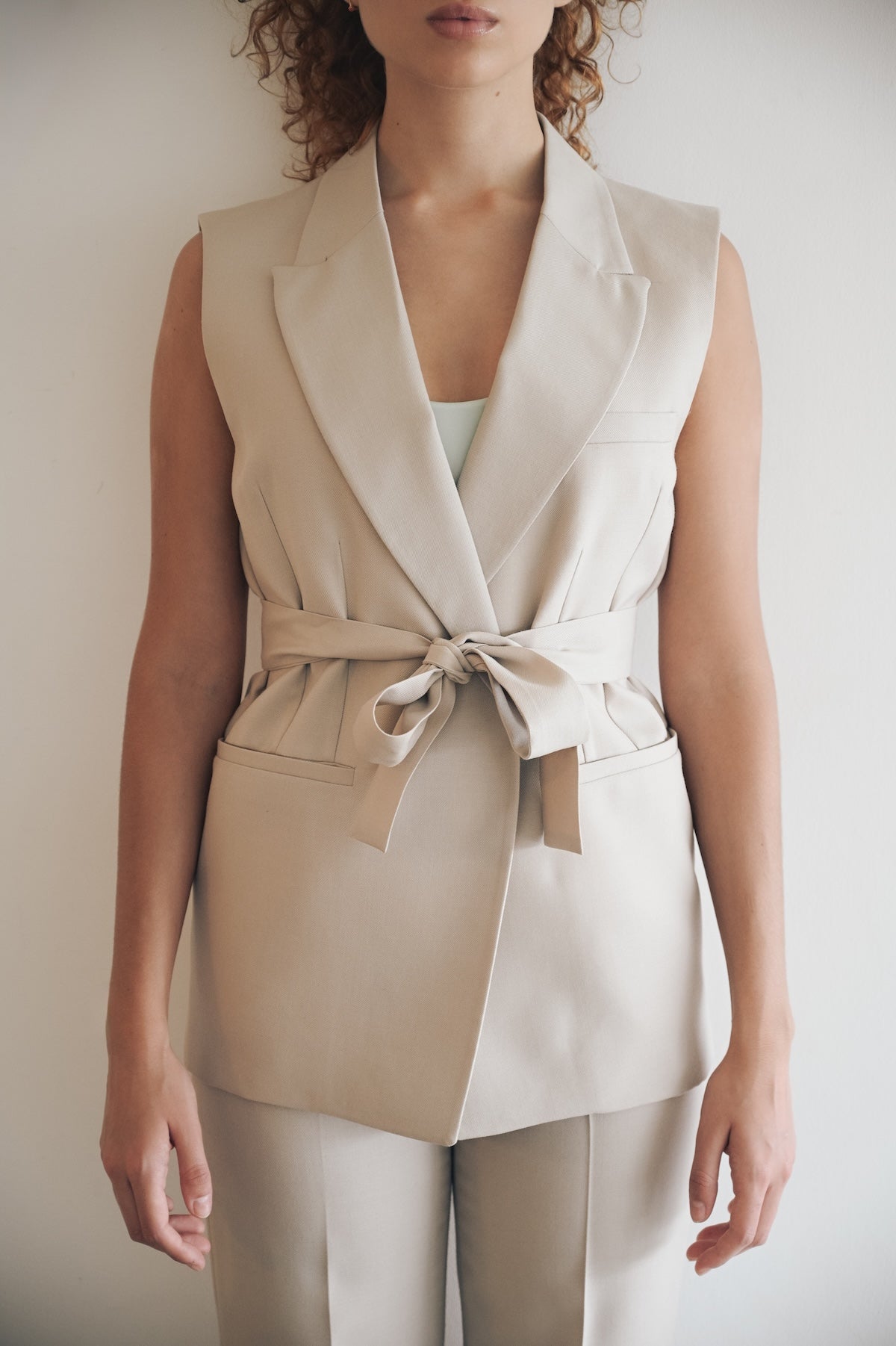 Chaleco Époque Beige