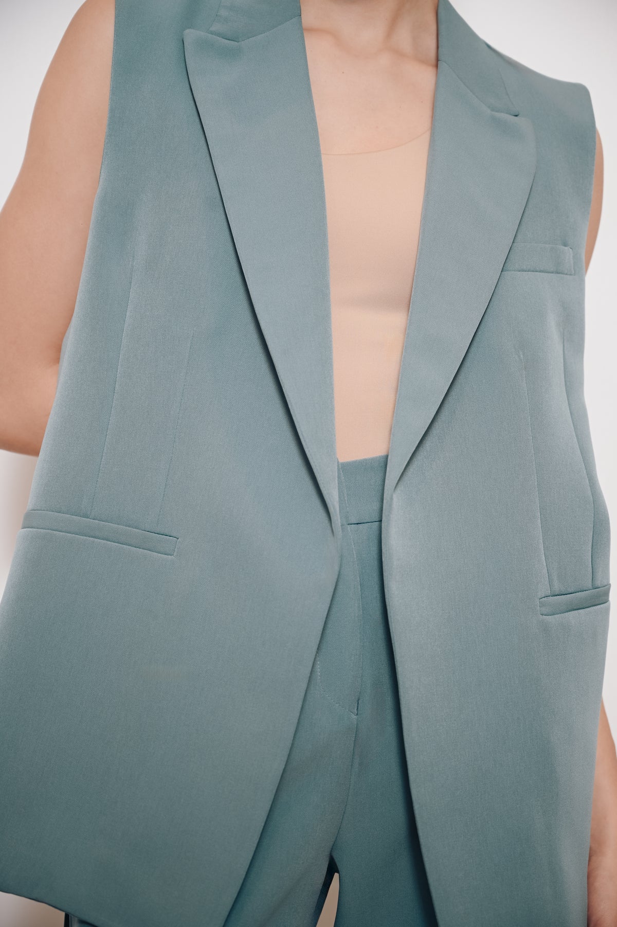 Chaleco Époque Teal