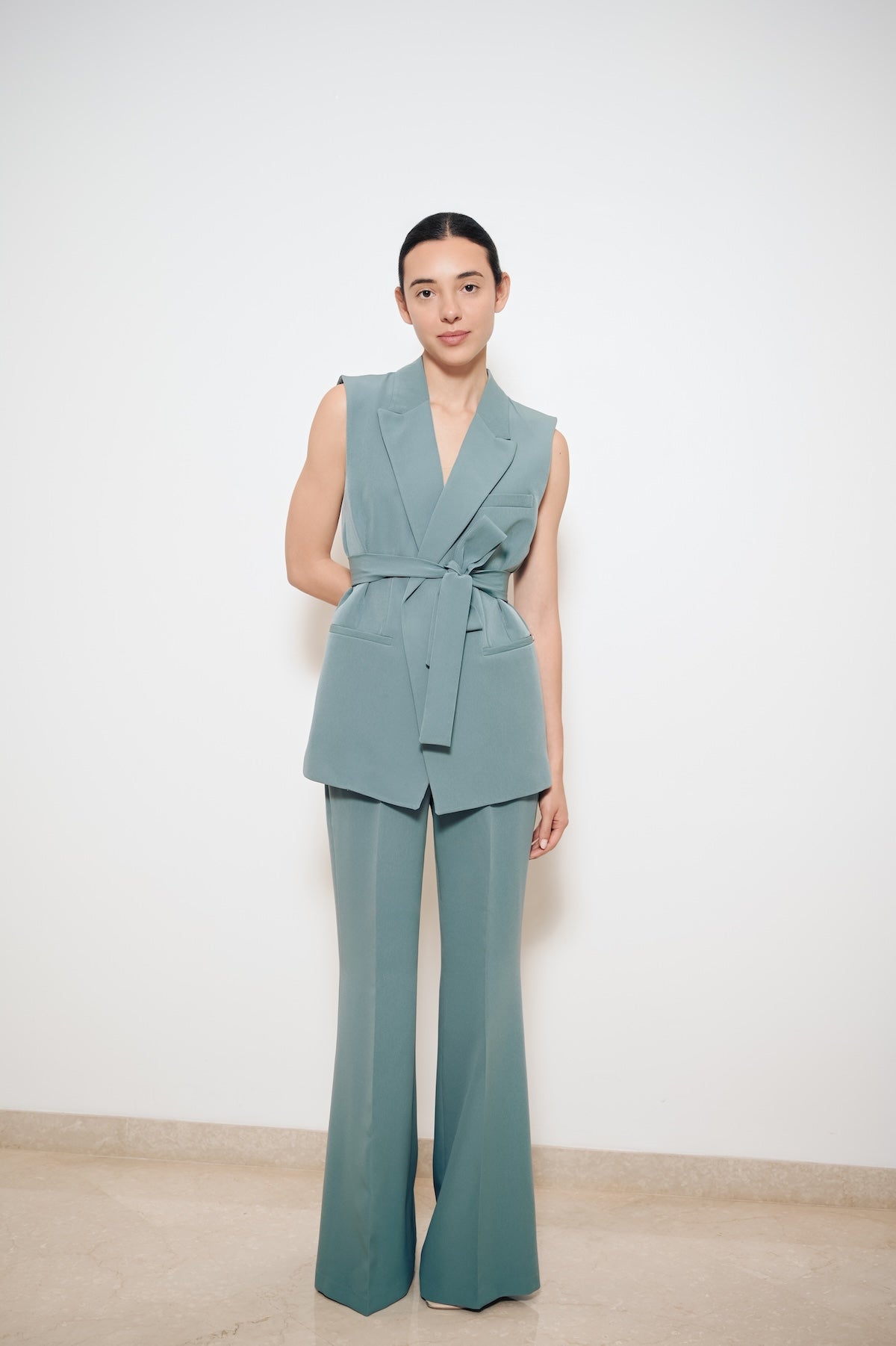 Chaleco Époque Teal