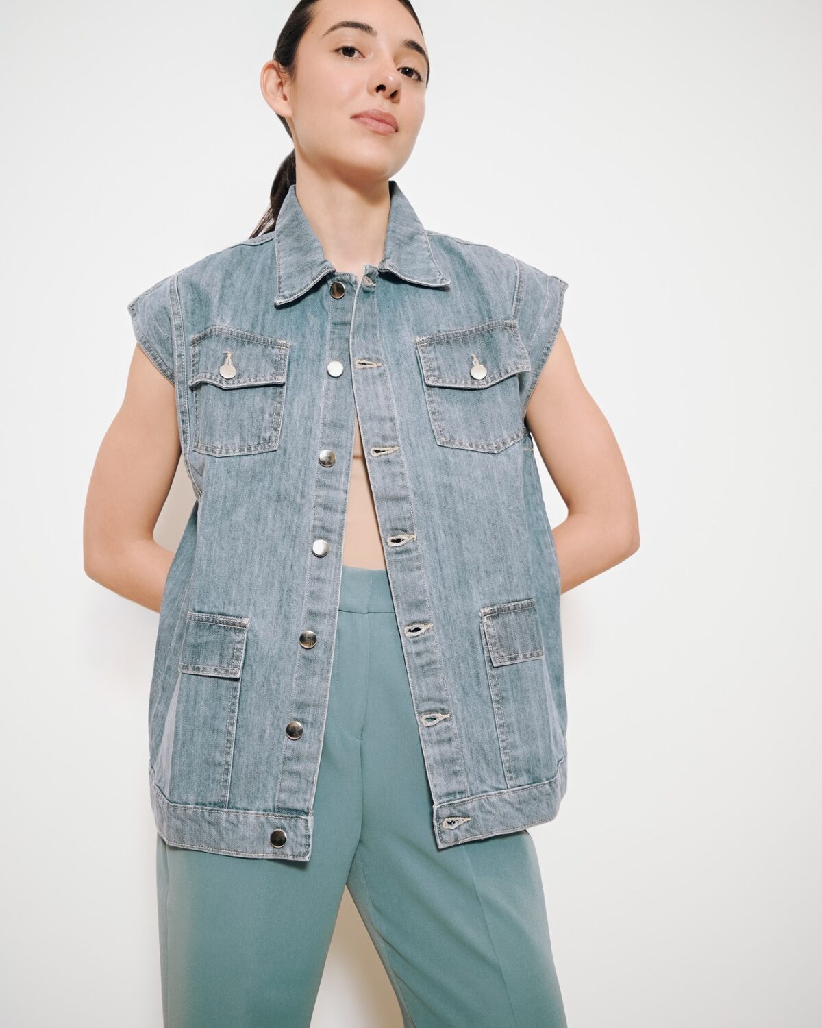 Chaleco de Blue Jean