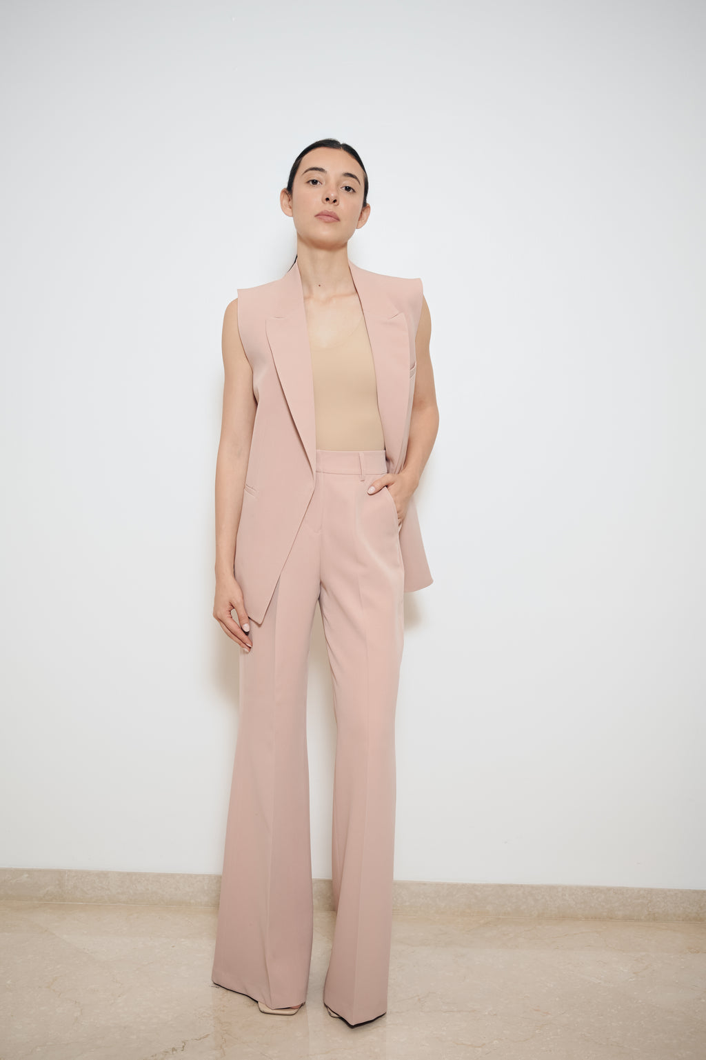 Chaleco Époque Rosado