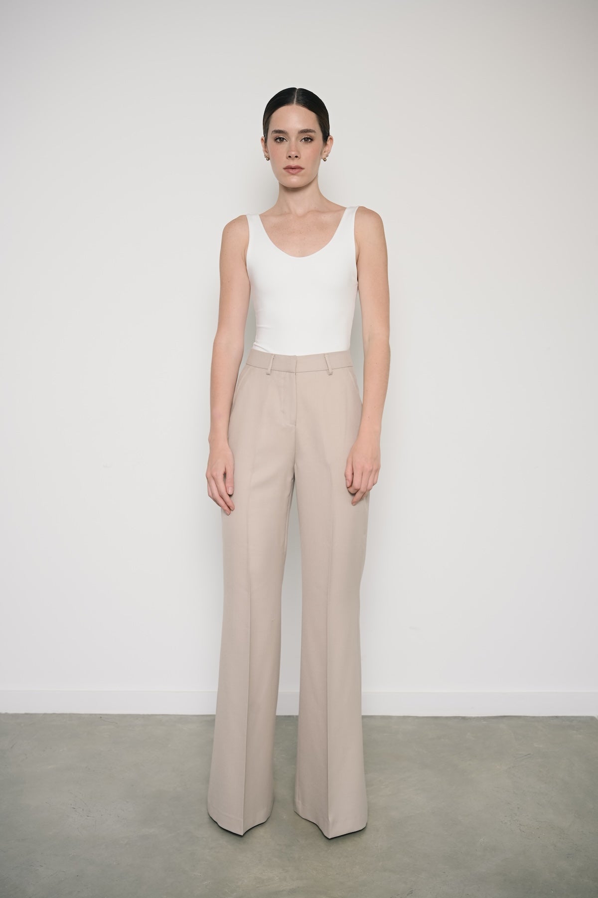 Pantalón Palazzo Beige