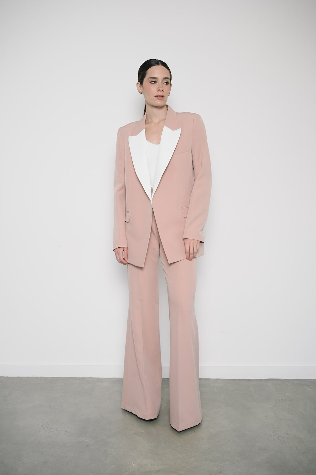 Blazer Blanca Rosado