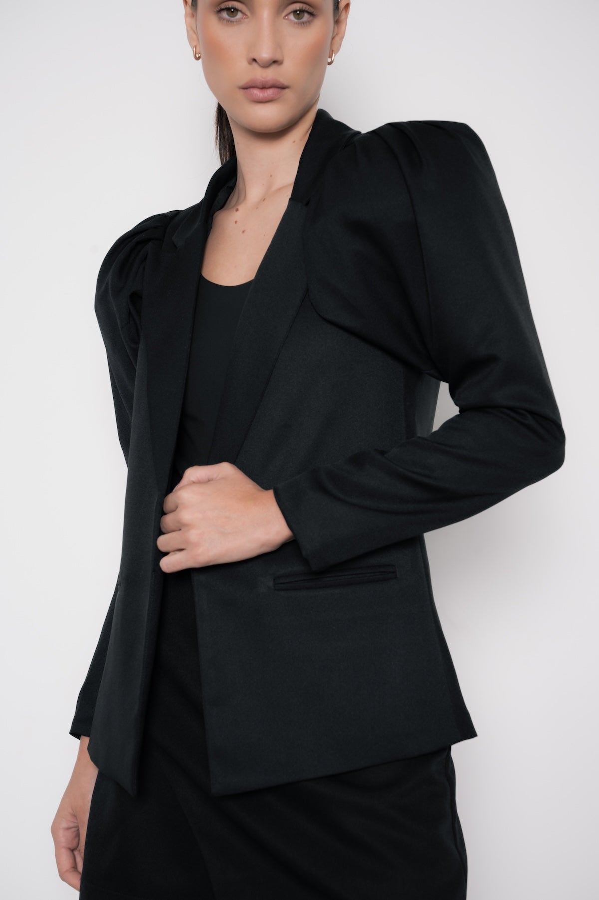 Blazer Bombacha Negro