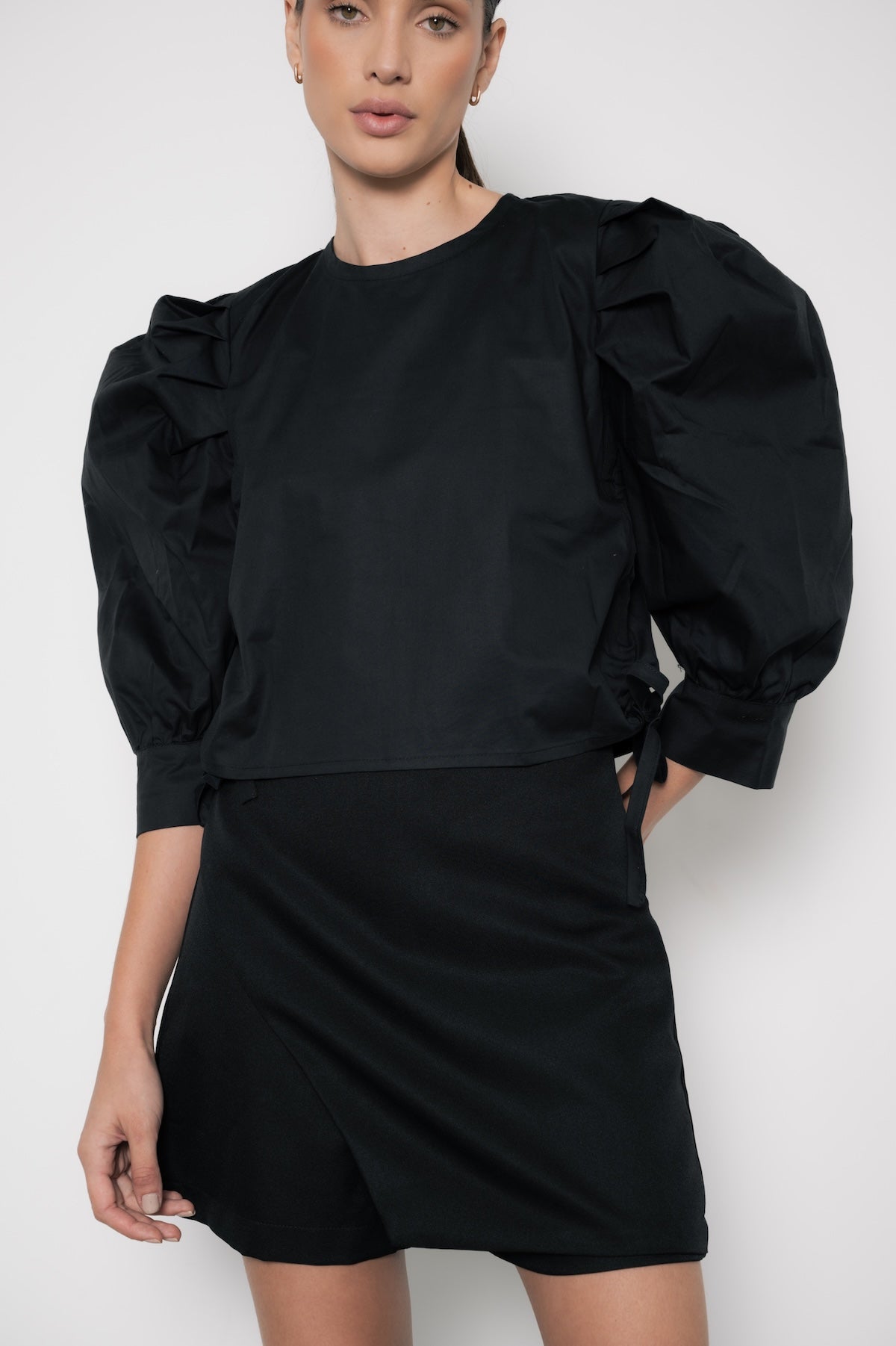Camisa Bombacha Negra